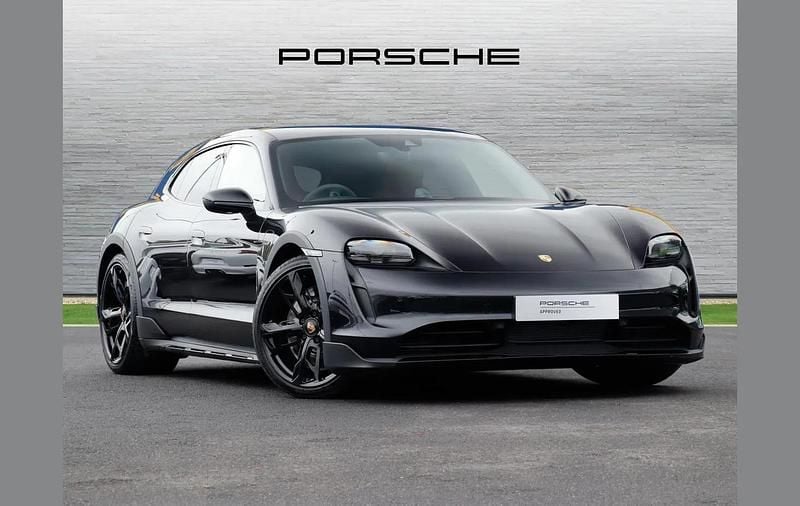 Black Used 2022 Porsche Taycan Cross Turismo Sedan | £62,490 (Expensive) - Image 1/4