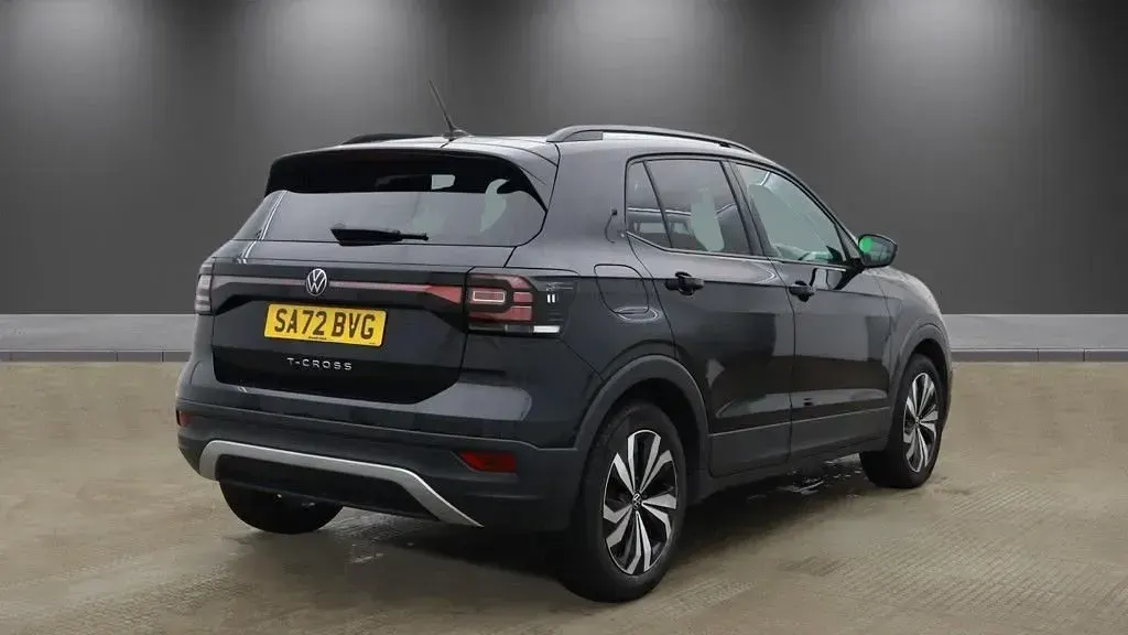 Used VW T-Cross Black Edition 95 HP (69 kW) 2022 Black SUV