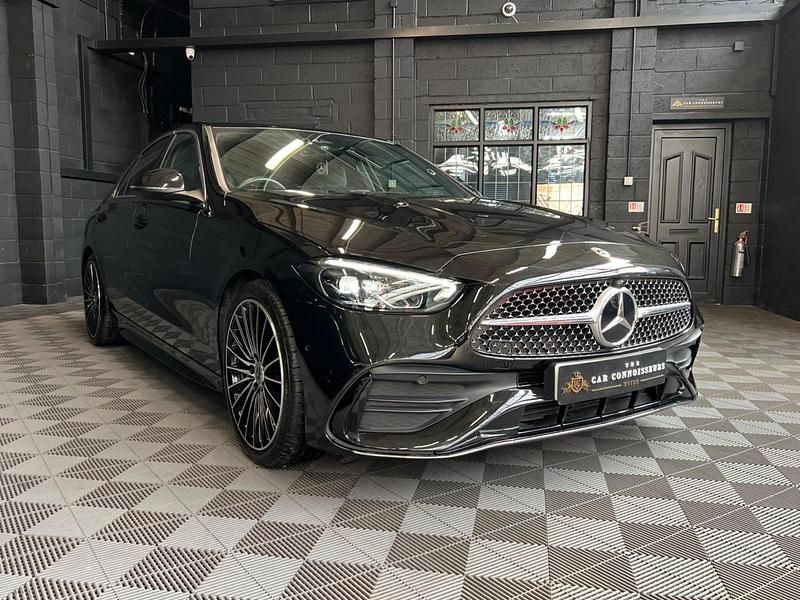 Black Used 2024 Mercedes C200 AMG line Sedan | £24,995 (Super price) - Image 1/4