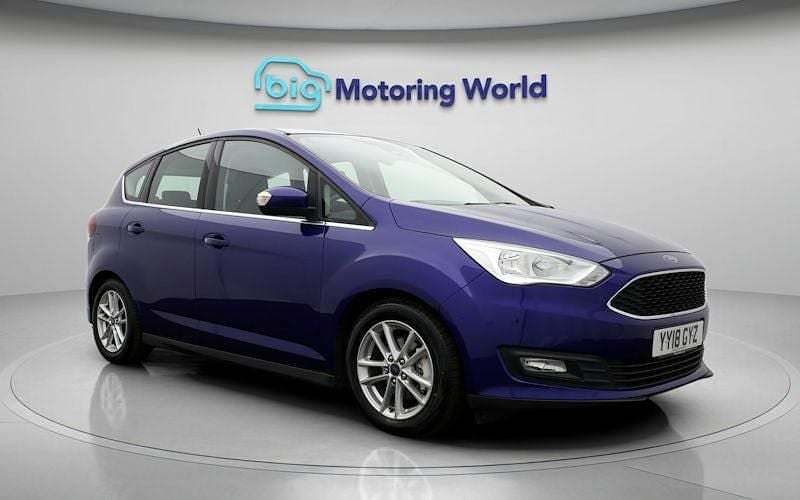 Used Ford C-MAX Zetec 125 HP (91 kW) 2018 Blue MPV