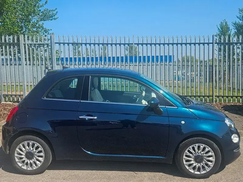 Używany Fiat 500 Lounge 69 KM (50 kW) 2017 Niebieski Hatchback