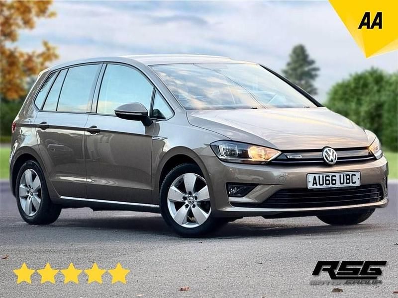 Gold Used 2016 VW Golf Sportsvan SE MPV | £8,500 (Good price) - Image 1/3