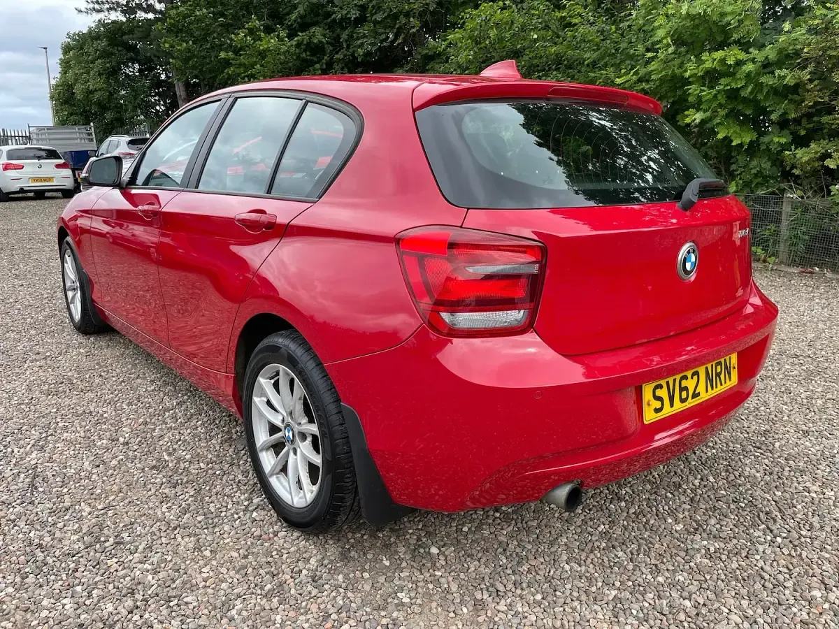 Used BMW 116 Comfort Edition 136 HP (100 kW) 2012 Red Hatchback
