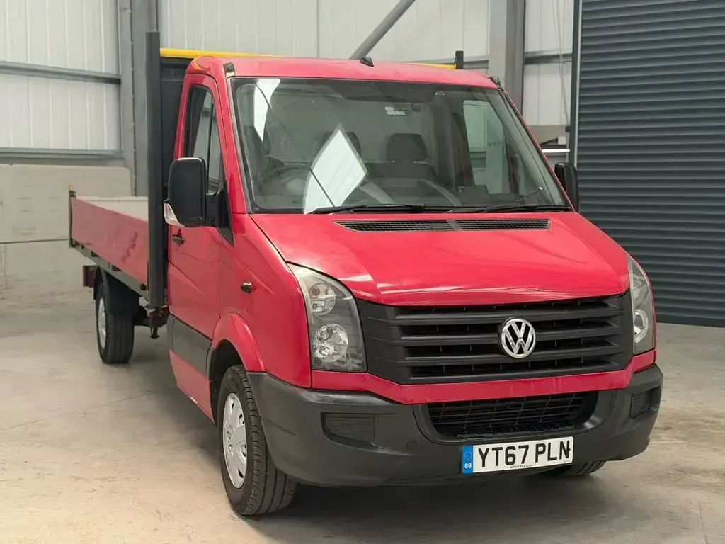 Used VW Crafter 109 HP (80 kW) 2017 Red Van