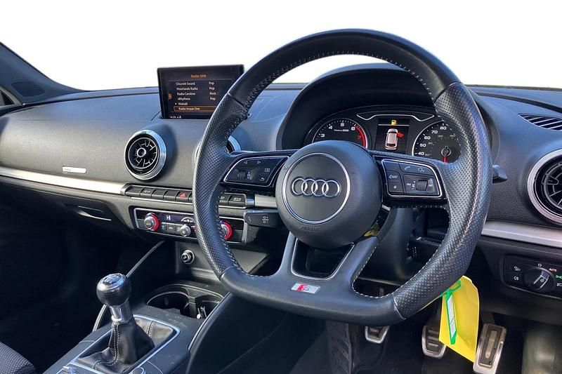 Used Audi A3 Sportback S-Line 150 HP (110 kW) 2018 Black Hatchback