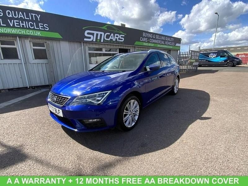 Blue Used 2017 Seat Leon ST XCELLENCE Estate | £8,450 (Fair price) - Image 1/4