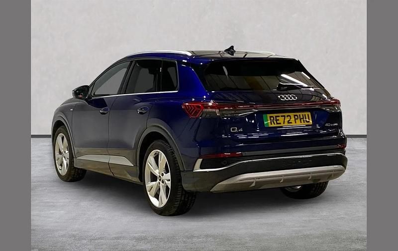 Used Audi Q4 e-tron S-Line 150 kW (204 HP) 2022 Blue SUV