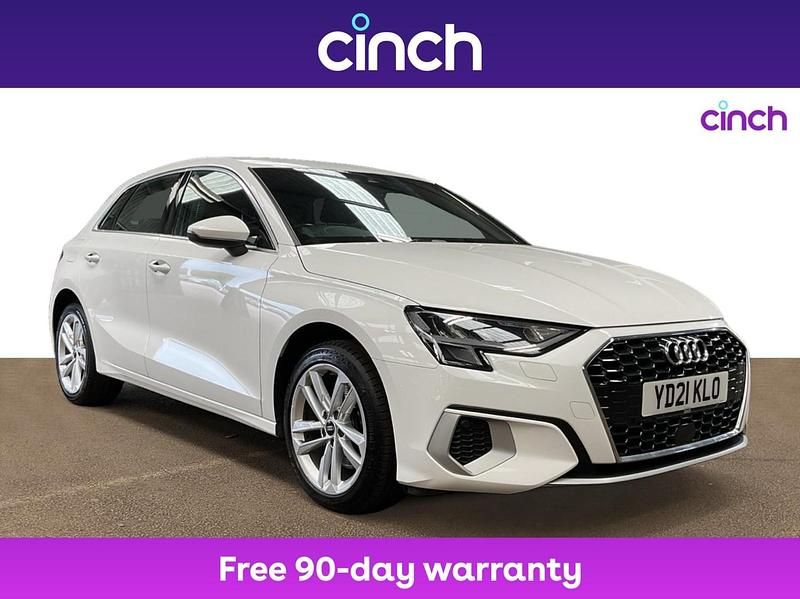 White Used 2021 Audi A3 e-tron Sport Hatchback | £14,799 (Fair price) - Image 1/3