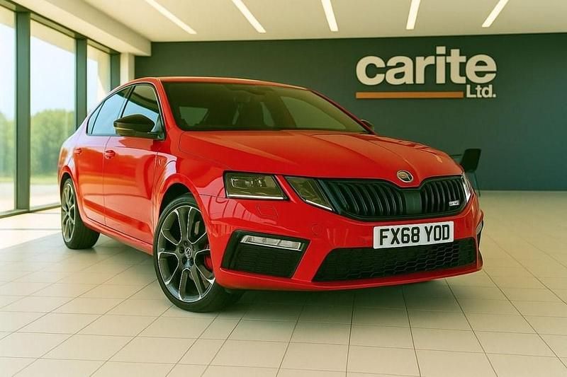 Red Used 2018 Skoda Octavia vRS Hatchback | £16,695 (A bit pricey) - Image 1/2