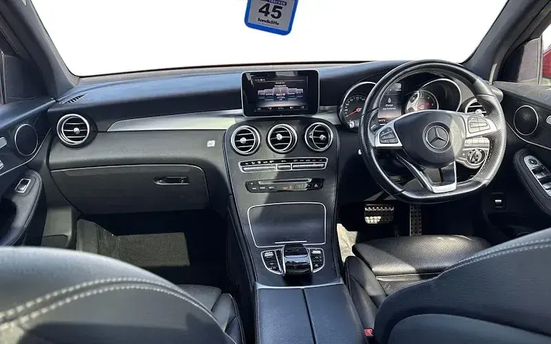 Used Mercedes GLC220 AMG line 170 HP (125 kW) 2016 Red SUV