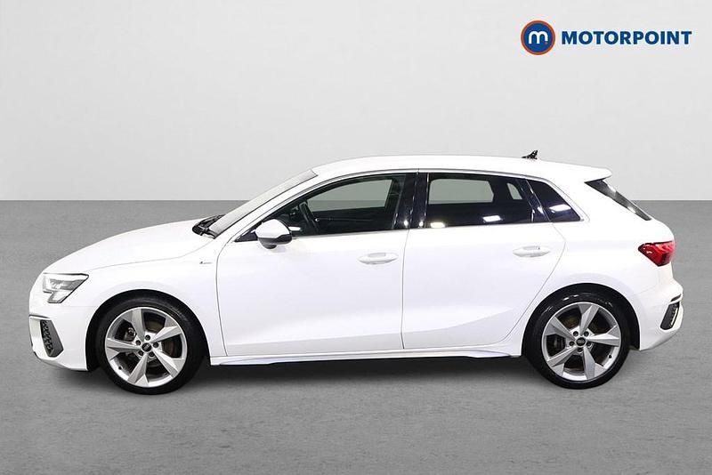 Used Audi A3 S-Line 2022 White Sedan