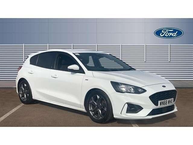 White Used 2018 Ford Focus ST-Line Hatchback | £10,483 (Fair price) - Image 1/4