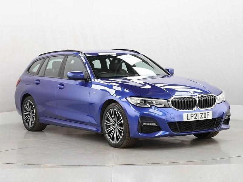 Used BMW 330e M Sport 292 HP (214 kW) 2021 Blue Estate