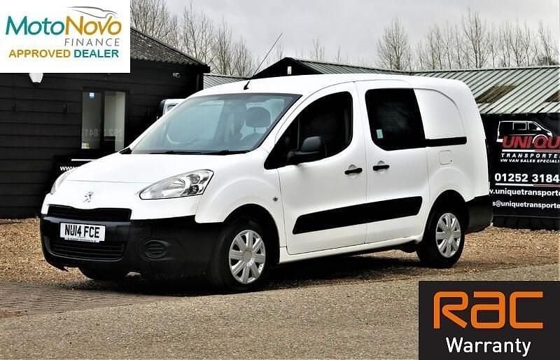 White Used 2014 Peugeot Partner Van | £2,995 (Fair price) - Image 1/4