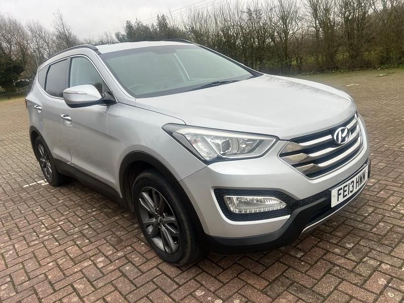 Used Hyundai Santa Fe Premium 194 HP (142 kW) 2013 Silver SUV