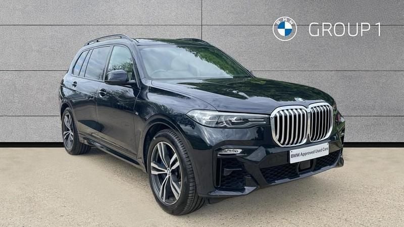 Black Used 2022 BMW X7 M Sport SUV | £54,095 - Image 1/4