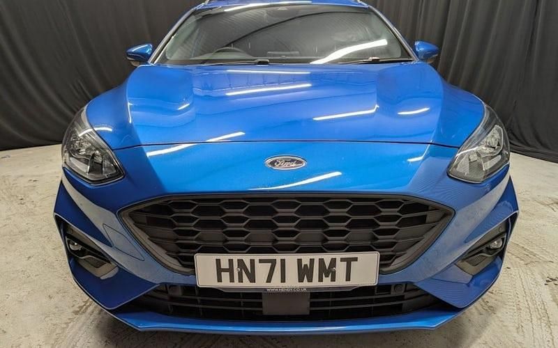 Begagnad Ford Focus ST-Line 155 HK (114 kW) 2021 Blå Kombi