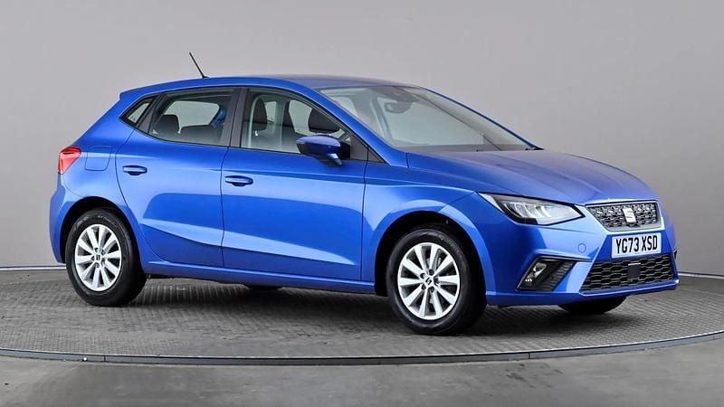 Used Seat Ibiza SE 95 HP (69 kW) 2023 Blue Hatchback