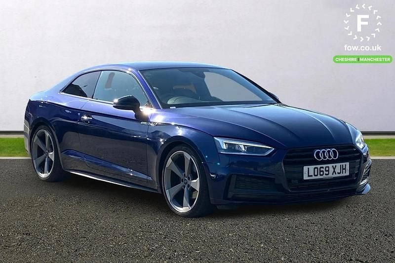 Used Audi A5 Black Edition 150 HP (110 kW) 2020 Blue Coupe