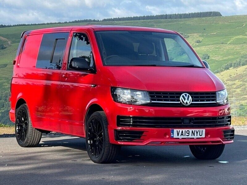 Red Used 2019 VW T6.1 Startline Van | £18,999 (A bit pricey) - Image 1/4