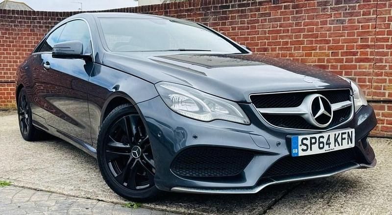 Used Mercedes E220 AMG line 2014 Grey Coupe