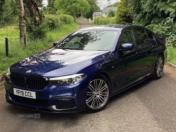 Blue Used 2019 BMW 520 M Sport Sedan | £17,995 (Fair price) - Image 1/4
