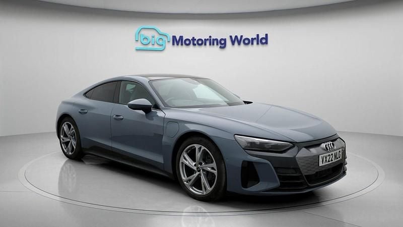 Grey Used 2022 Audi e-tron GT quattro Sedan | £31,300 (Good price) - Image 1/4