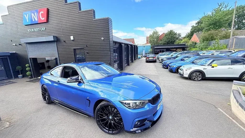 Used BMW 420 Coupé M Sport 190 HP (139 kW) 2019 Blue Coupe
