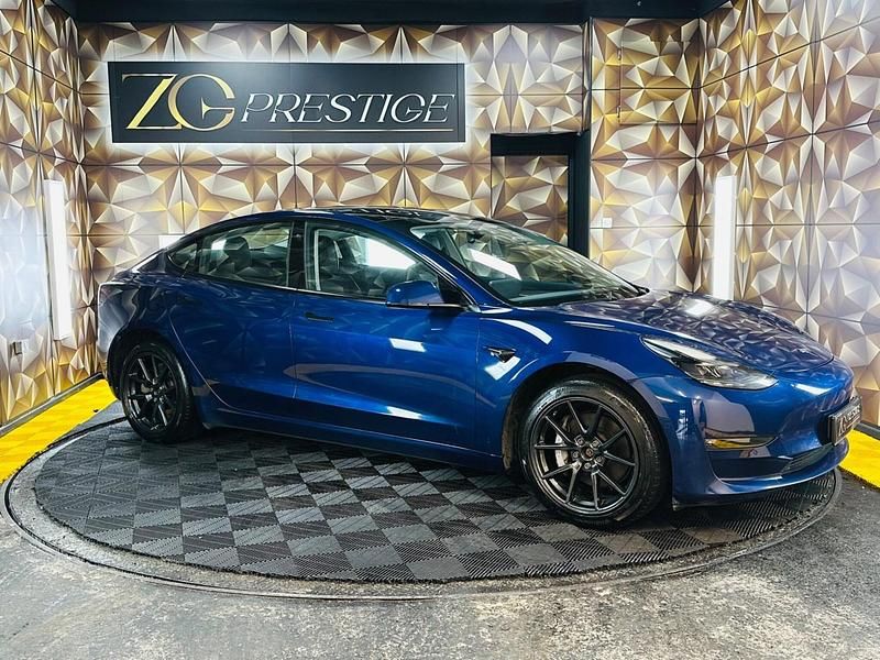 Used Tesla Model 3 Long Range AWD 366 kW (498 HP) 2021 Blue Sedan