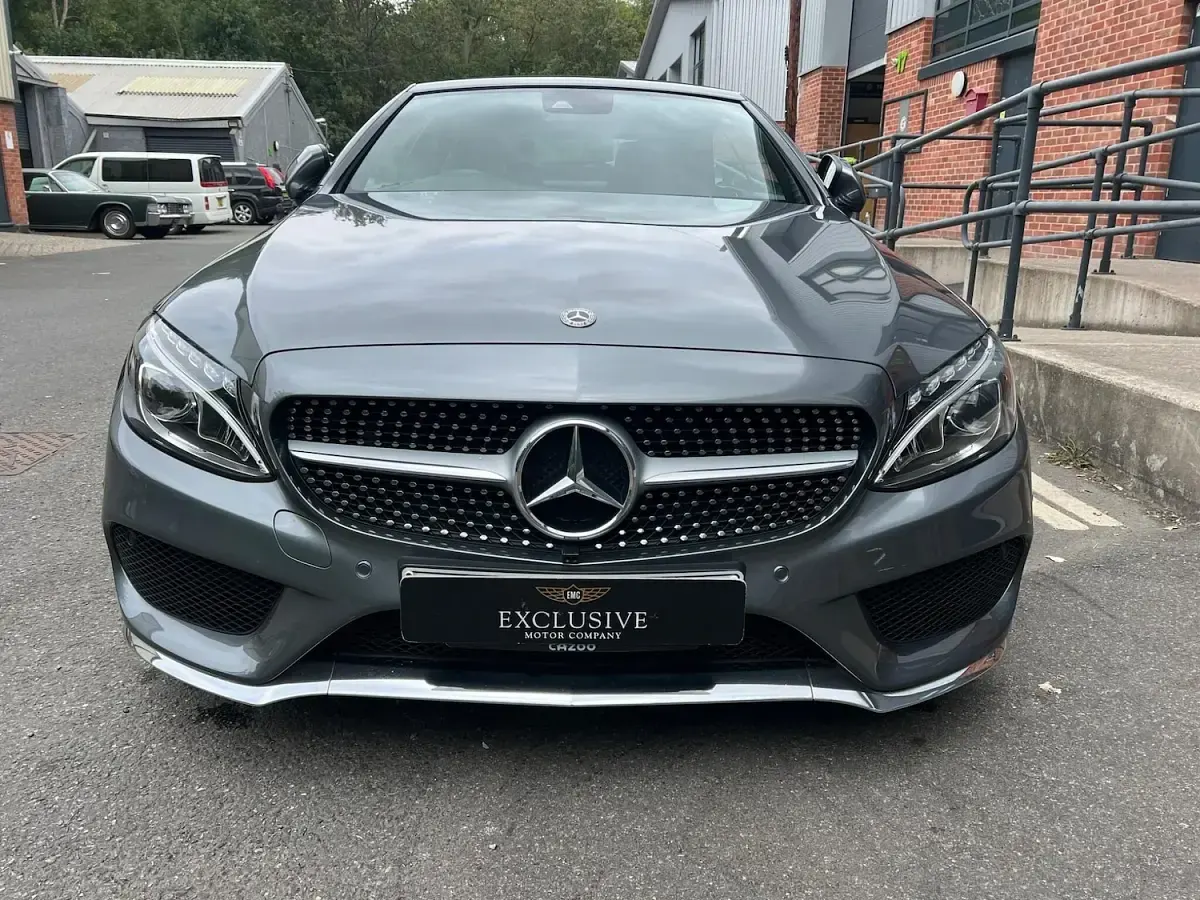 Used Mercedes C220 AMG line 2018 Grey Cabriolet