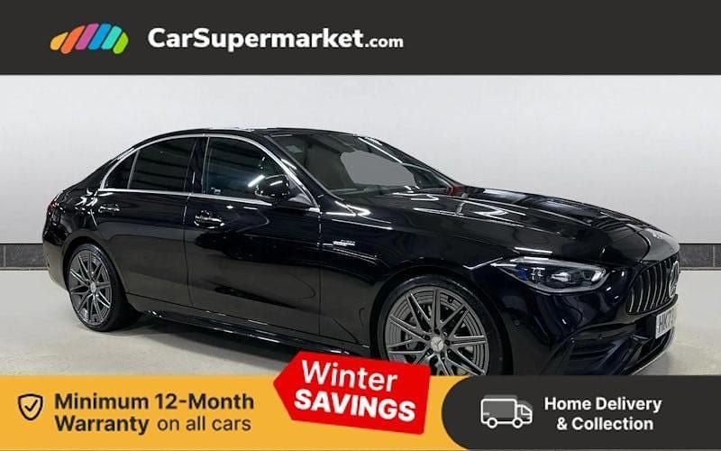 Black Used 2023 Mercedes C43 AMG Premium Plus Sedan | £42,976 (Fair price) - Image 1/3