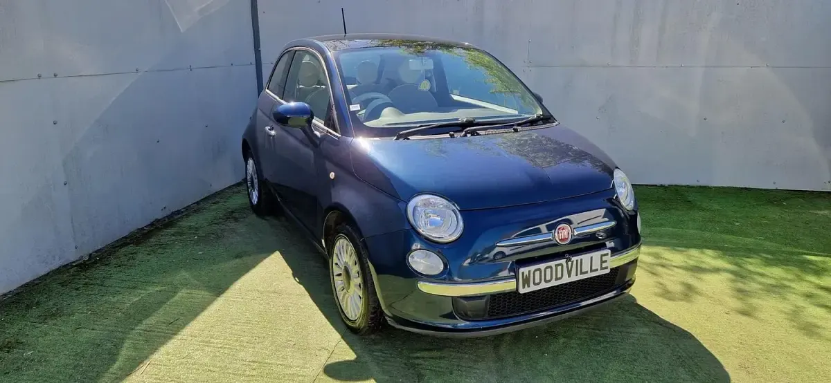 Used Fiat 500 Lounge 69 HP (50 kW) 2013 Blue Hatchback