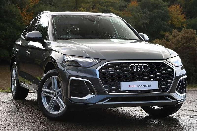 Grey Used 2021 Audi Q5 Sportback S-Line SUV | £27,495 (Fair price) - Image 1/4
