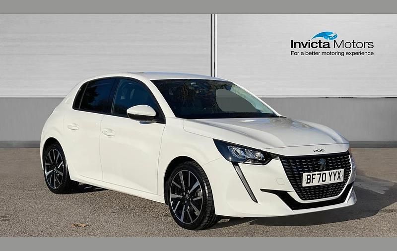 White Used 2020 Peugeot 208 Allure Premium Hatchback | £11,250 (Fair price) - Image 1/4