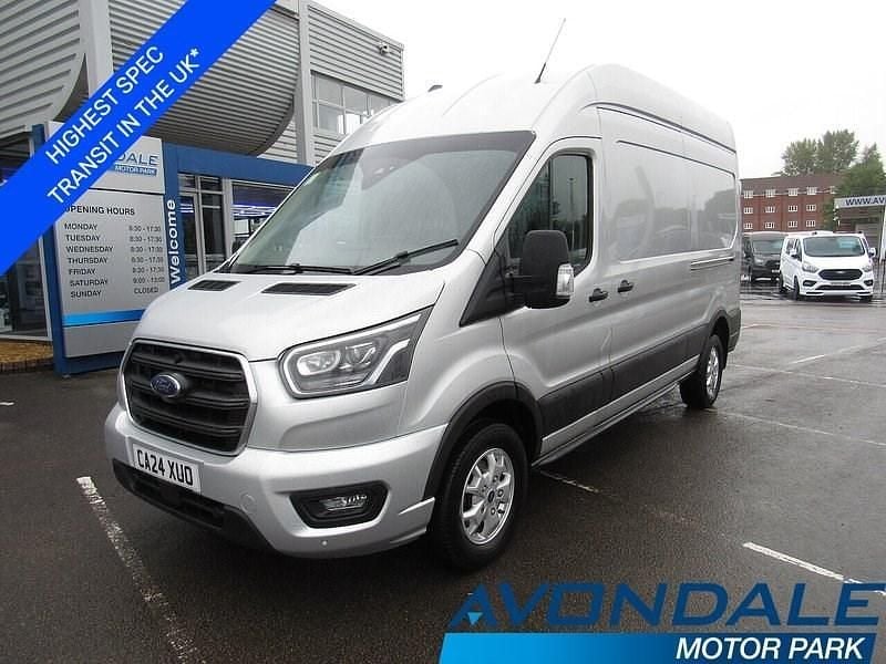 Used Ford Transit Limited 170 HP (125 kW) 2024 Moondust silver (metallic paint) Van