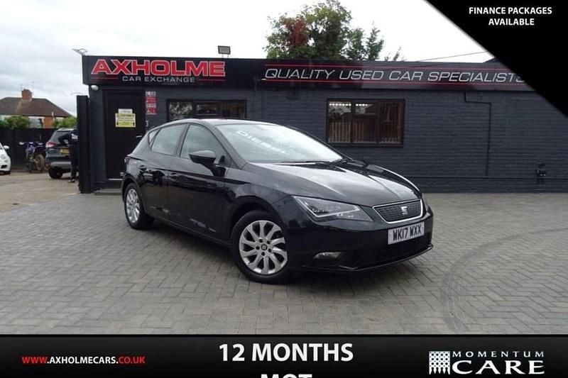 Black Used 2017 Seat Leon Ecomotive Hatchback | £6,495 (Good price) - Image 1/1