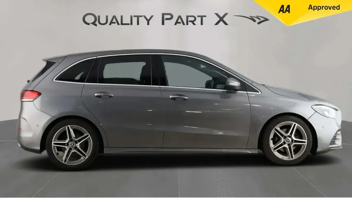 Used Mercedes B200 AMG line 163 HP (119 kW) 2021 Grey Hatchback