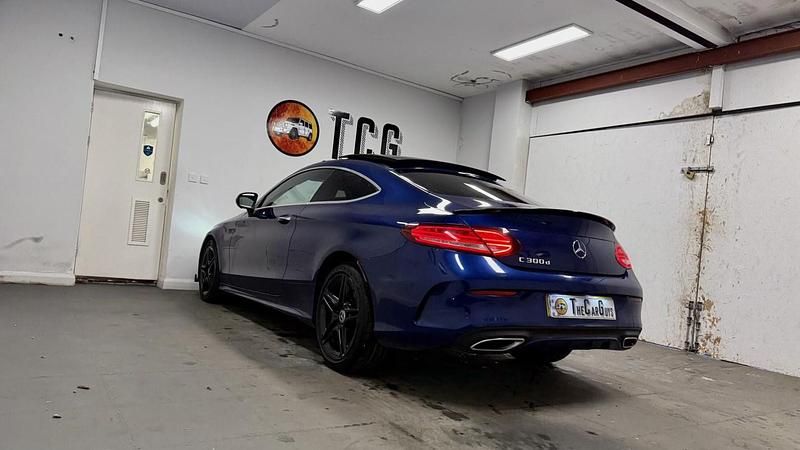 Used Mercedes C300 AMG Line Premium Plus 2020 Blue Coupe