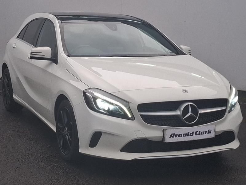 White Used 2018 Mercedes A200 Sport Edition Hatchback | £11,998 (Good price) - Image 1/4