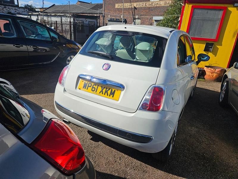 Used Fiat 500 Lounge 69 HP (50 kW) 2012 White Hatchback