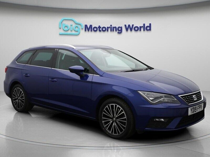Blue Used 2019 Seat Leon ST XCELLENCE Lux Estate | £11,700 (Fair price) - Image 1/4