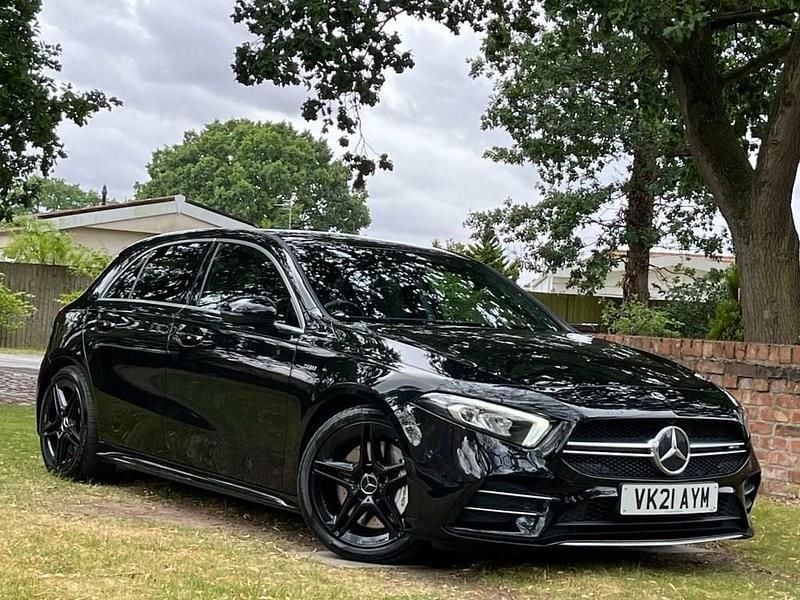 Black Used 2021 Mercedes A35 AMG Executive Hatchback | £22,995 (Fair price) - Image 1/4