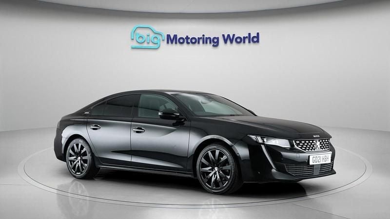 Black Used 2021 Peugeot 508 GT-line Hatchback | £13,600 (Good price) - Image 1/4