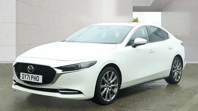 Begagnad Mazda 3 Inclusive 186 HK (136 kW) 2021 Vit Sedan