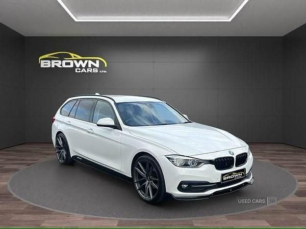 White Used 2017 BMW 316 Sport Line Estate | £11,995 - Image 1/4