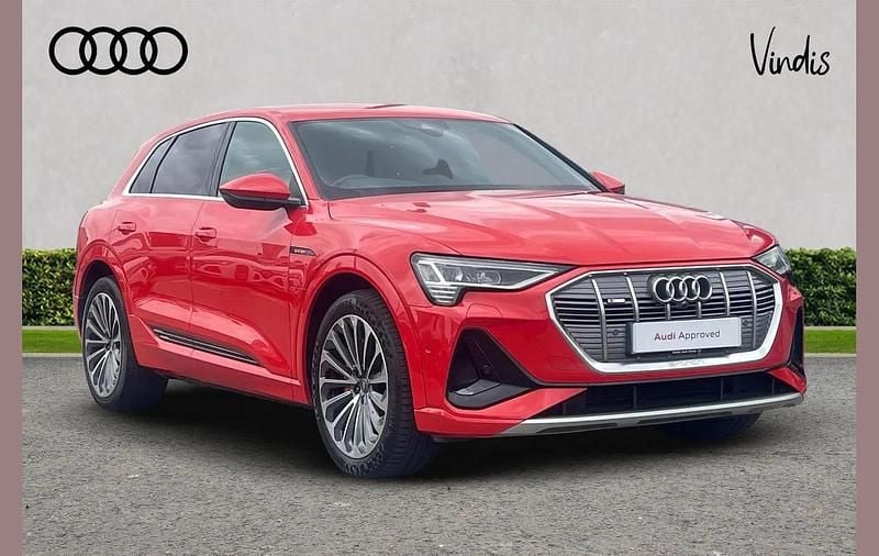 Red Used 2021 Audi e-tron S-Line SUV | £21,164 (A bit pricey) - Image 1/3