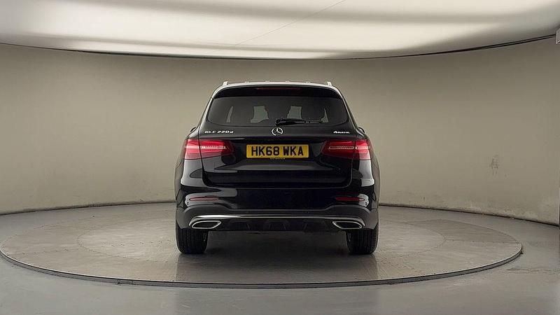 Used Mercedes GLC220 AMG line 170 HP (125 kW) 2018 Obsidian black SUV