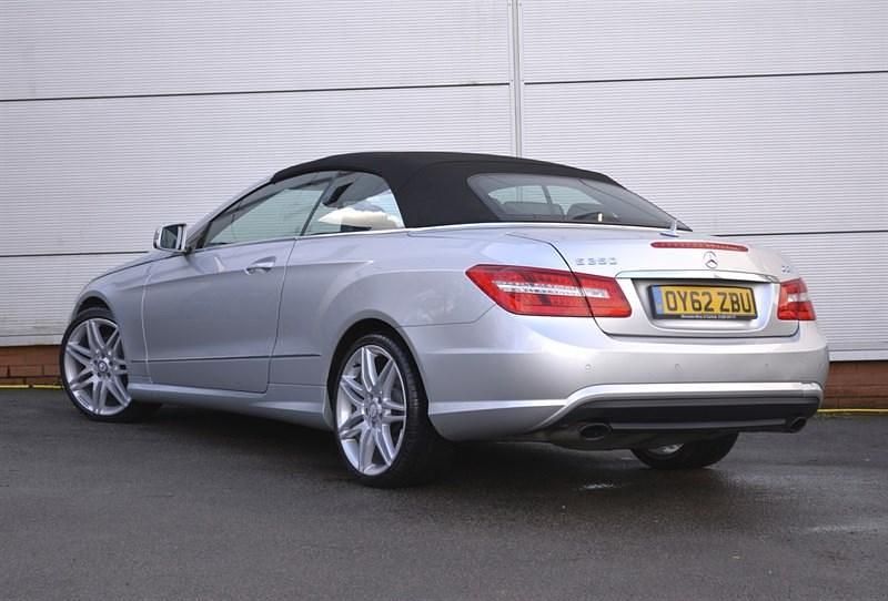 Used Mercedes E350 265 HP (194 kW) 2012 Iridium silver Cabriolet