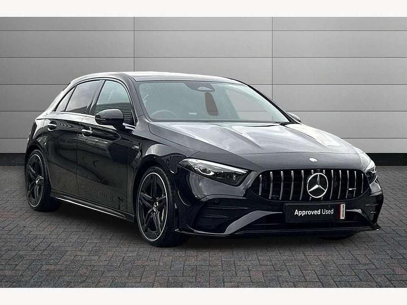 Black Used 2023 Mercedes A35 AMG Premium Plus Hatchback | £35,050 (Fair price) - Image 1/4