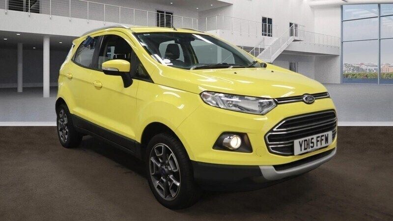 Yellow Used 2015 Ford Ecosport Titanium SUV | £4,250 (Fair price) - Image 1/4